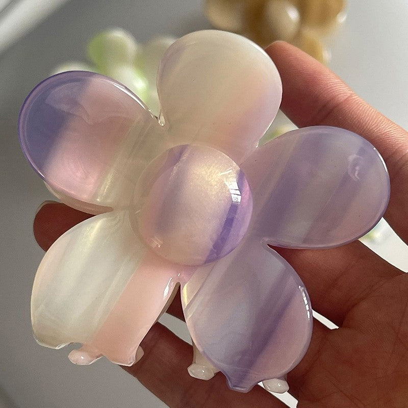 Elegant Flower Shape Hair Claw Clip