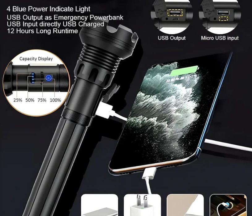 Lumens Tactical Laser Flashlight
