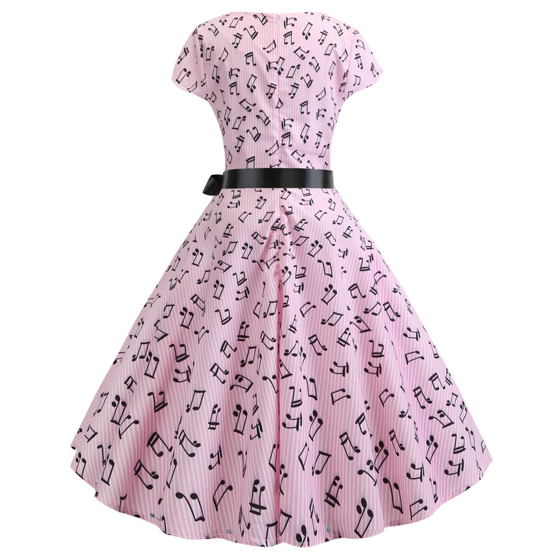 Vintage Music Note Dresses for Women-Dresses-Free Shipping at meselling99