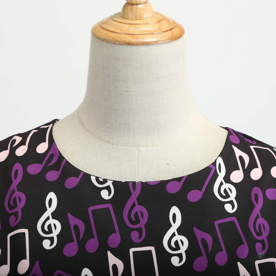 Vintage Music Note Dresses for Women-Dresses-Free Shipping at meselling99