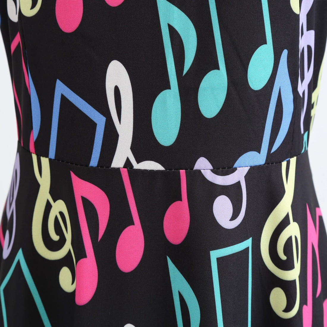Vintage Music Note Dresses for Women-Dresses-Free Shipping at meselling99