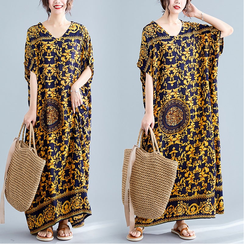 Vintage Plus Sizes Women Long Dresses-Dresses-The same as picture-One Size-Free Shipping at meselling99