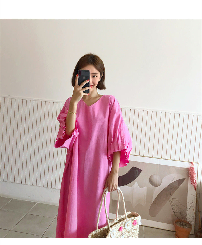 Summer Lovely Casual Plus Sizes Long Dresses-Dresses-Free Shipping at meselling99