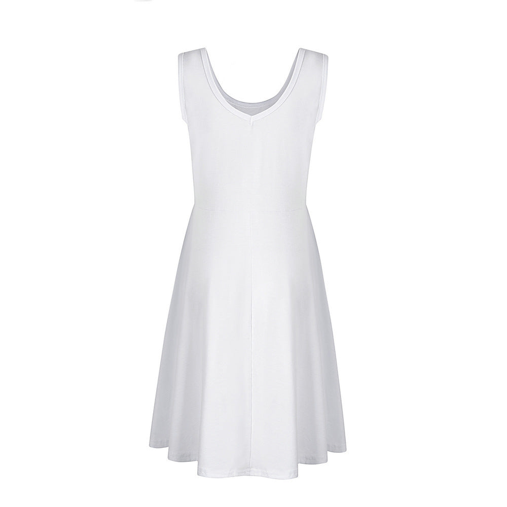 Simple Summer Sleeveless Daily Dresses for Women