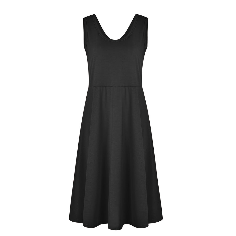 Simple Summer Sleeveless Daily Dresses for Women