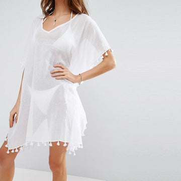 Sexy Chiffon Tassels Beach Bikini Cover Ups
