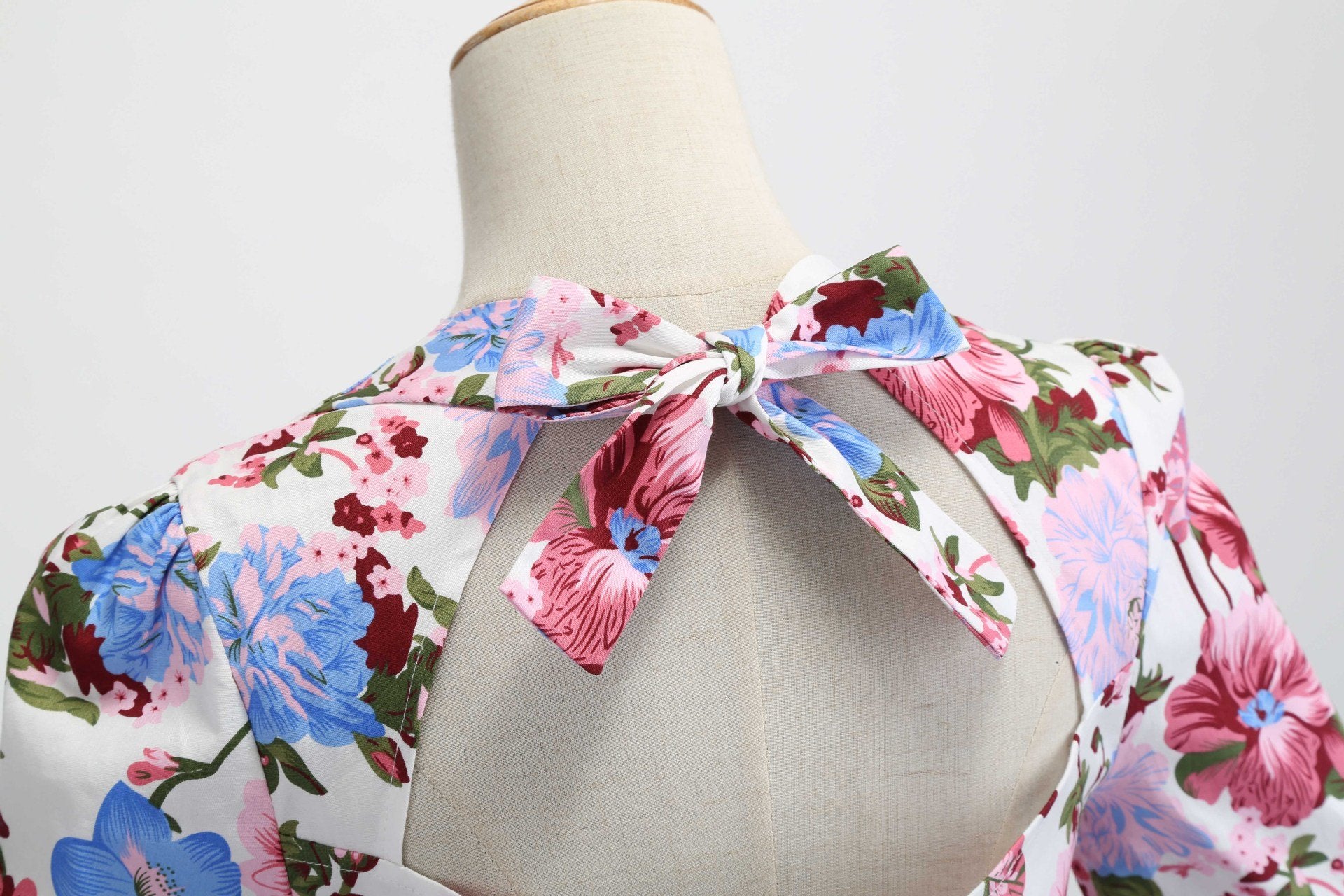 Vintage Bowknot Slim Waist Ball Dresses-Vintage Dresses-Free Shipping at meselling99