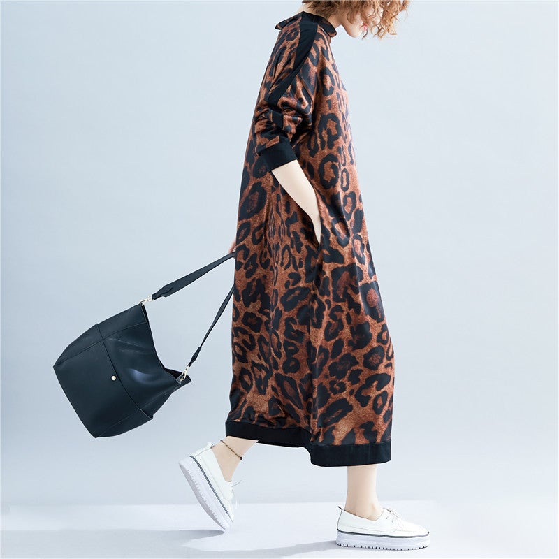 Plus Sizes Women Fall Long Dresses-Dresses-Free Shipping at meselling99