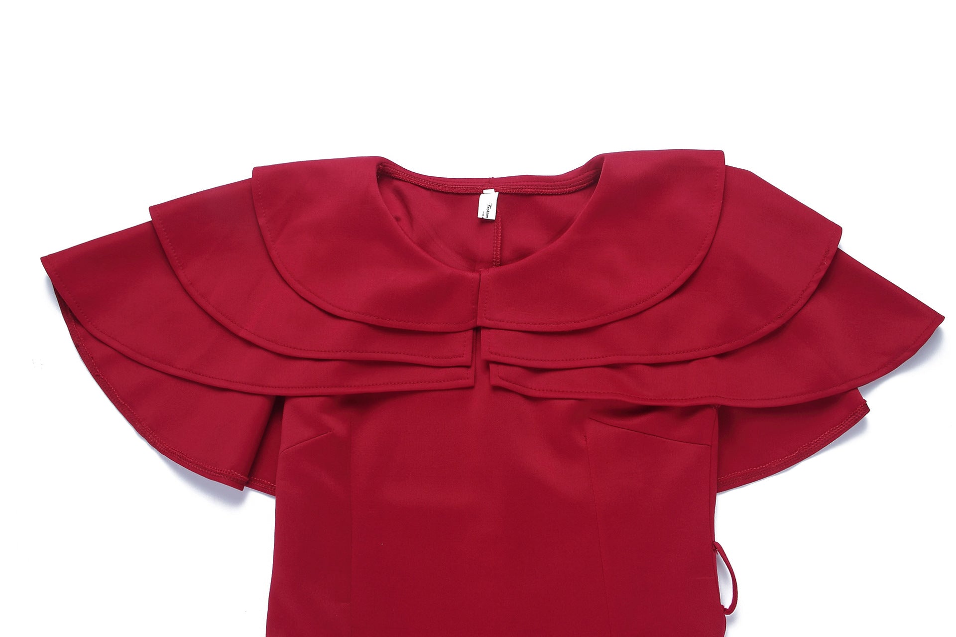 Elegant Women Ruffled Office Lady Dresses-Dresses-Free Shipping at meselling99