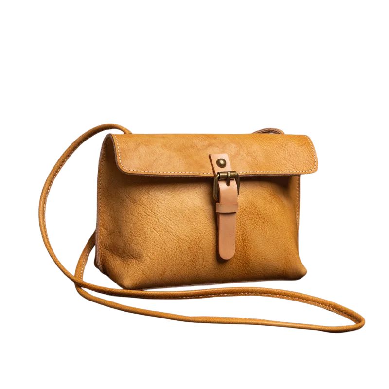 Vintage Genuine Leather Crossbody Bag for Women