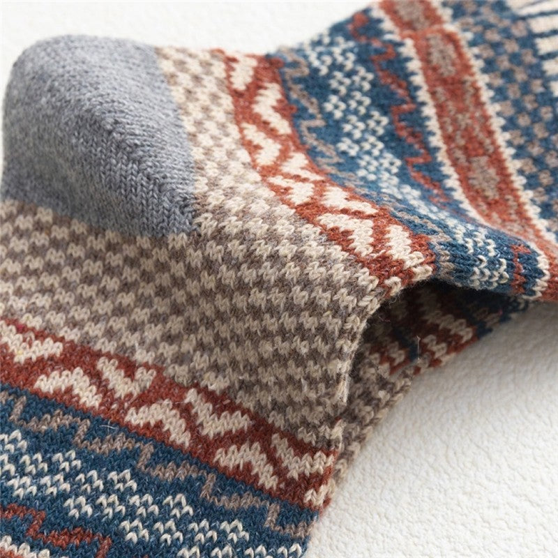 Casual Thick Breathable Absorb Sweat Sock(A Set Of Five Pairs)