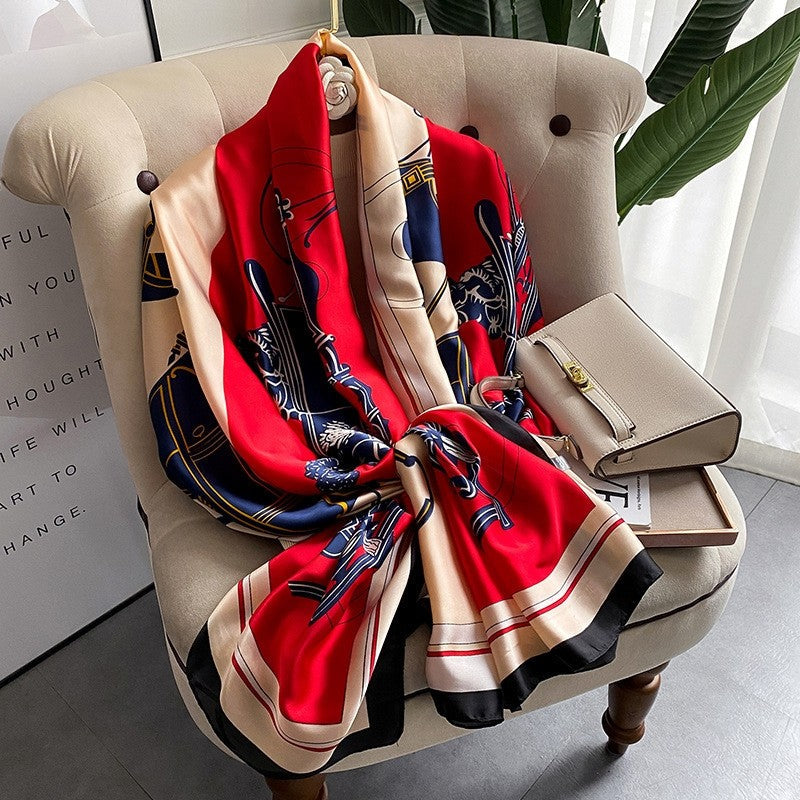 Fashion Square  Print  Scarf