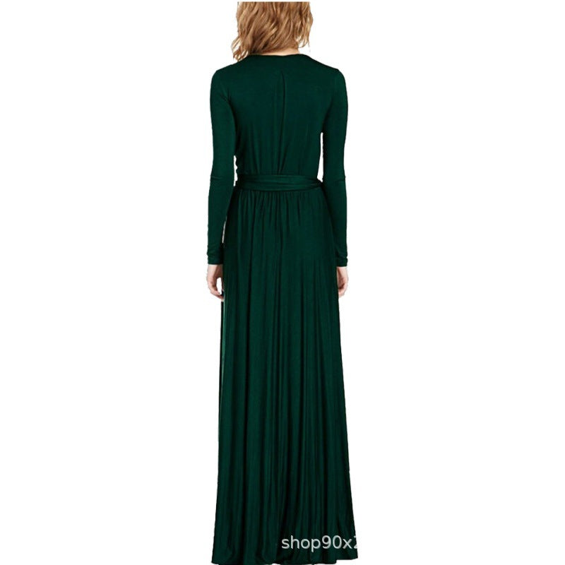 Sexy Deep V Neck Long Party Dresses--Free Shipping at meselling99