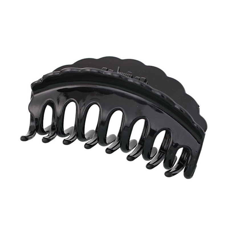 Frosted Large Solid Hair Claw Clip