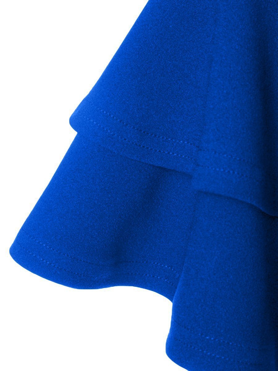 Sexy Bodycon Ruffled Plus Size Midi Dresses-Sexy Dresses-Free Shipping at meselling99