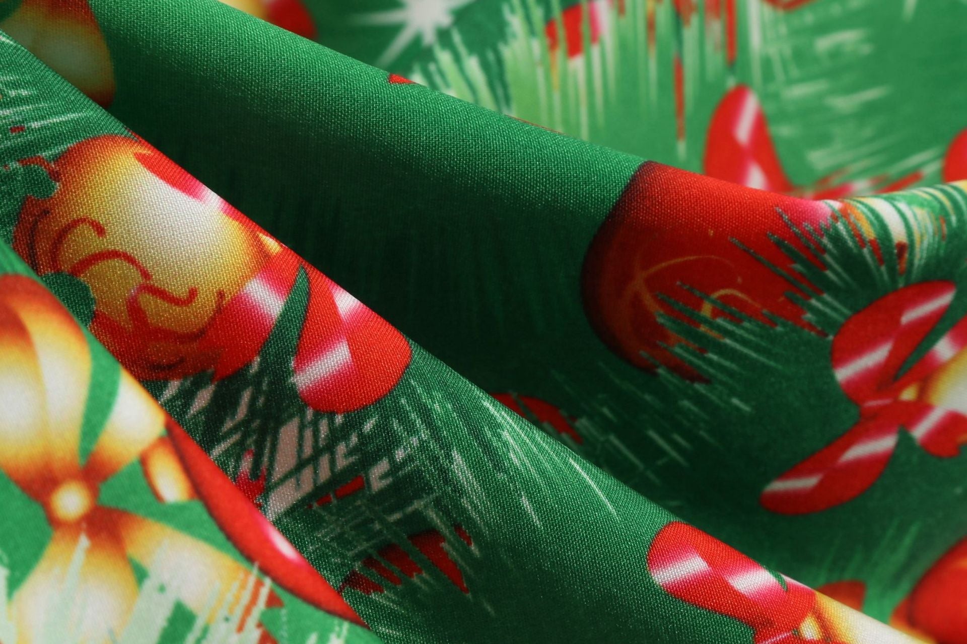 Green Christmas Vintage Long Sleeves Dresses-Vintage Dresses-Free Shipping at meselling99