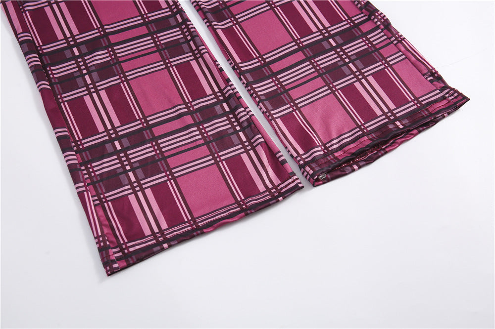 Women's Leopard Print Comfort Stretchy Lounge Pants – Relaxed Fit Wide-Leg Sleep Pants