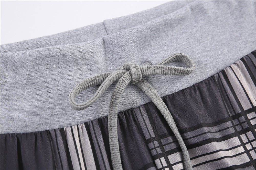 Women's Leopard Print Comfort Stretchy Lounge Pants – Relaxed Fit Wide-Leg Sleep Pants