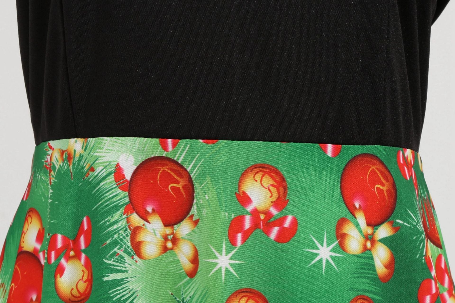 Green Christmas Vintage Long Sleeves Dresses-Vintage Dresses-Free Shipping at meselling99