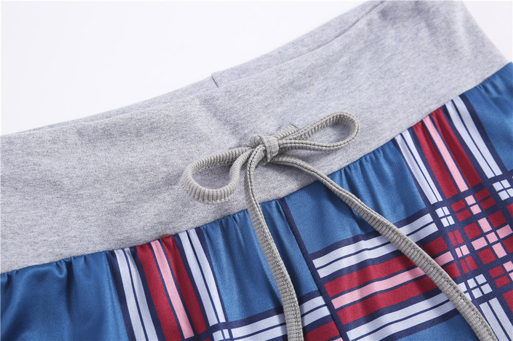 Women's Leopard Print Comfort Stretchy Lounge Pants – Relaxed Fit Wide-Leg Sleep Pants