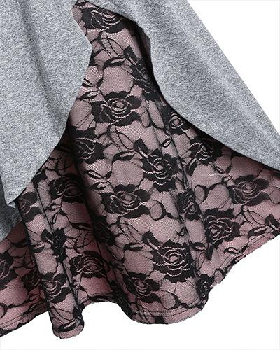 Vintage Middle Age Lace Long Sleeves Dresses for Women-Dresses-Free Shipping at meselling99