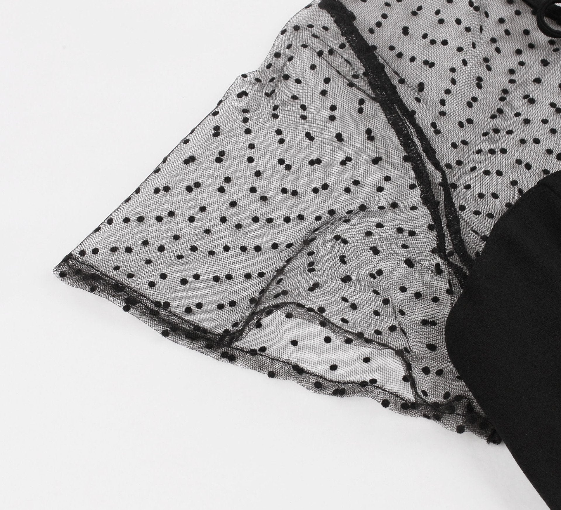 Retro Women Short Sleeves Net Dot Ball Sleeves-Vintage Dresses-Free Shipping at meselling99