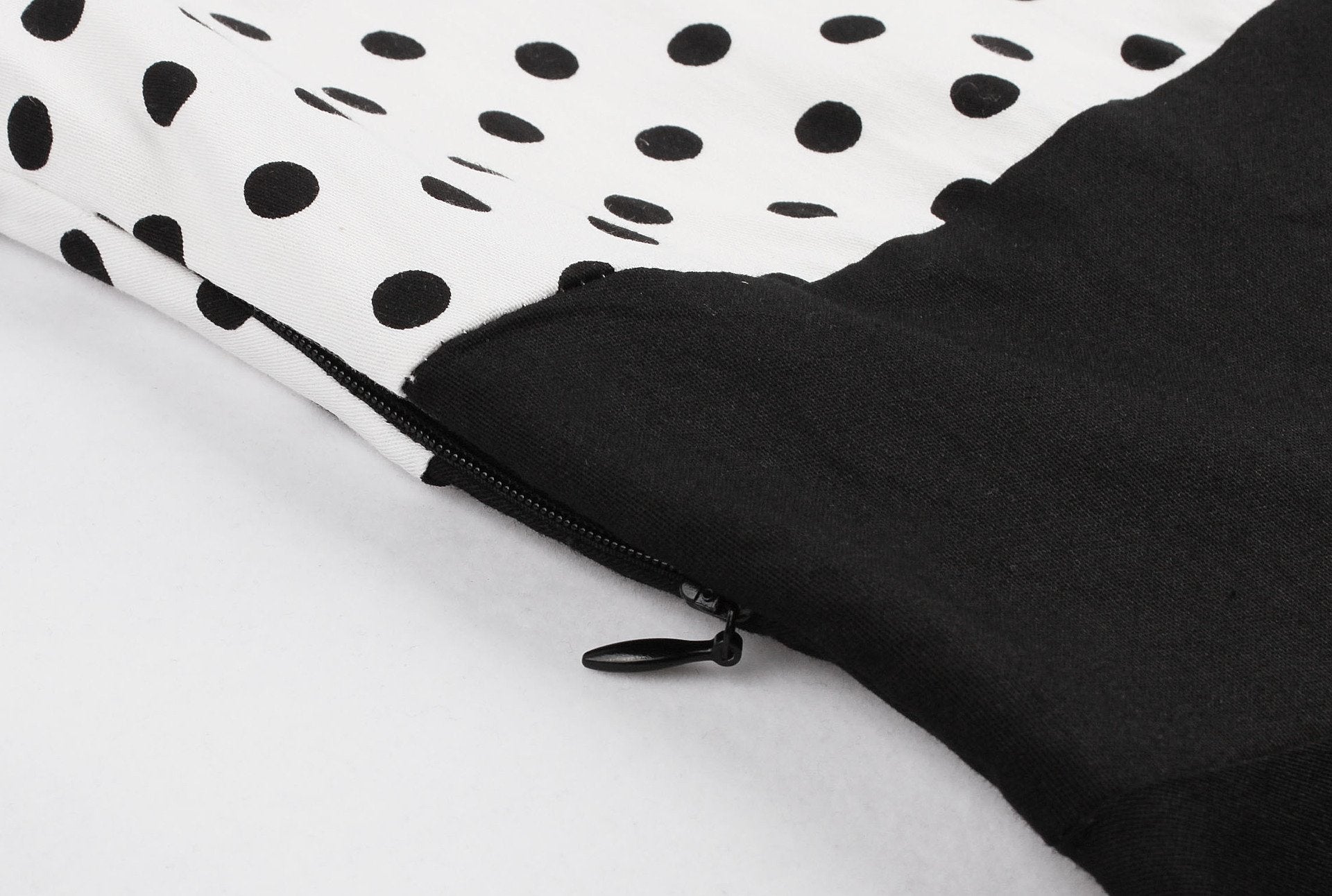 Women Square Neckline Dot Print Plus Size Retro Dresses-Vintage Dresses-Free Shipping at meselling99