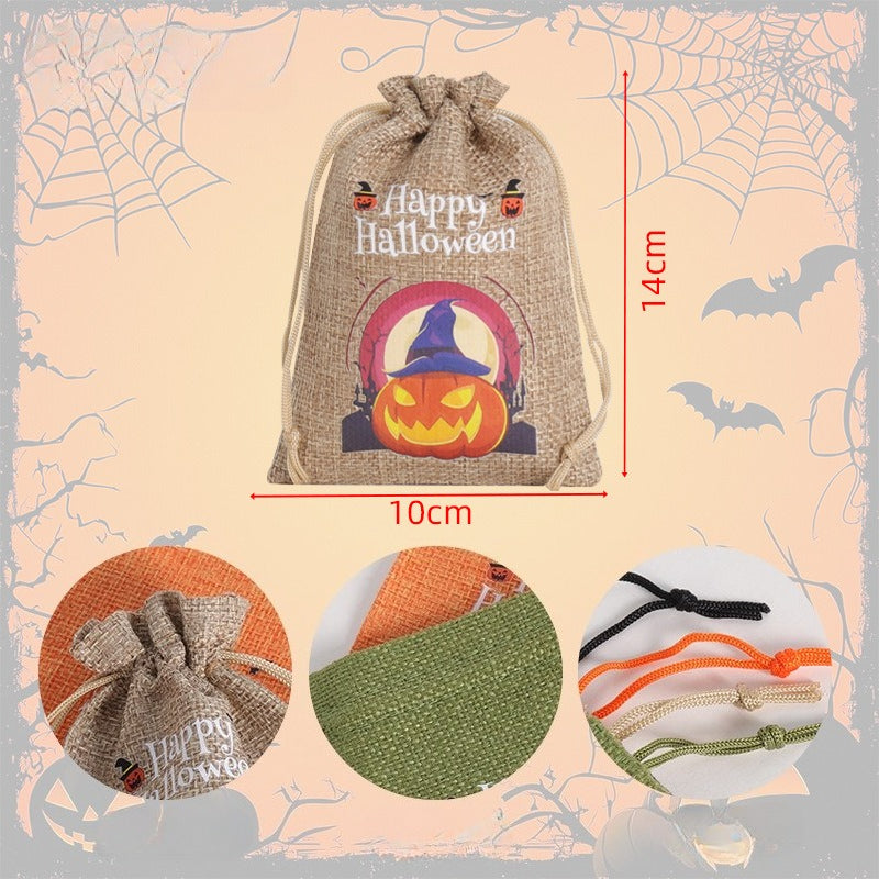 Halloween Drawstring Candy Bags
