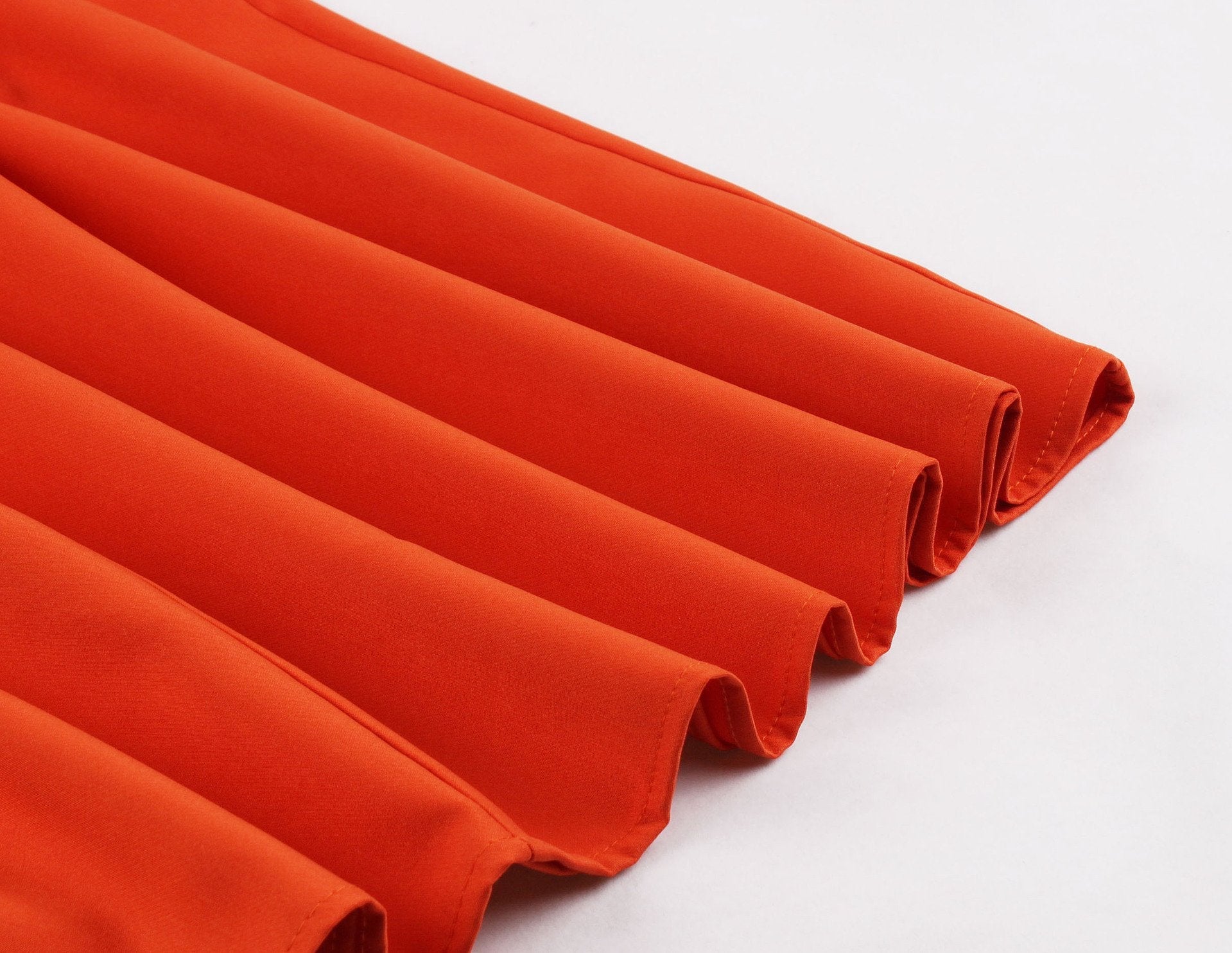 Vintage Button Floral Print High Waist Dresses-Vintage Dresses-Free Shipping at meselling99