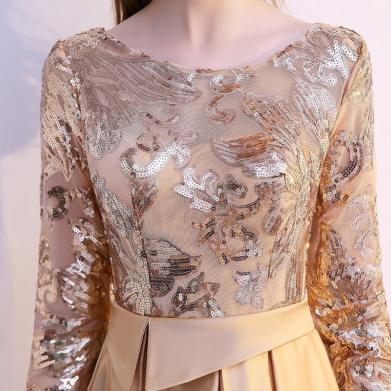 Elegant Brilliant Women Party Long Evening Dresses-Dresses-Free Shipping at meselling99