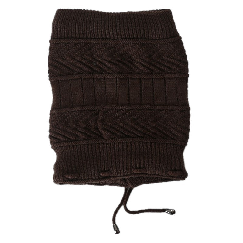 Dual Purpose Knitted Neck Warmer Beanie