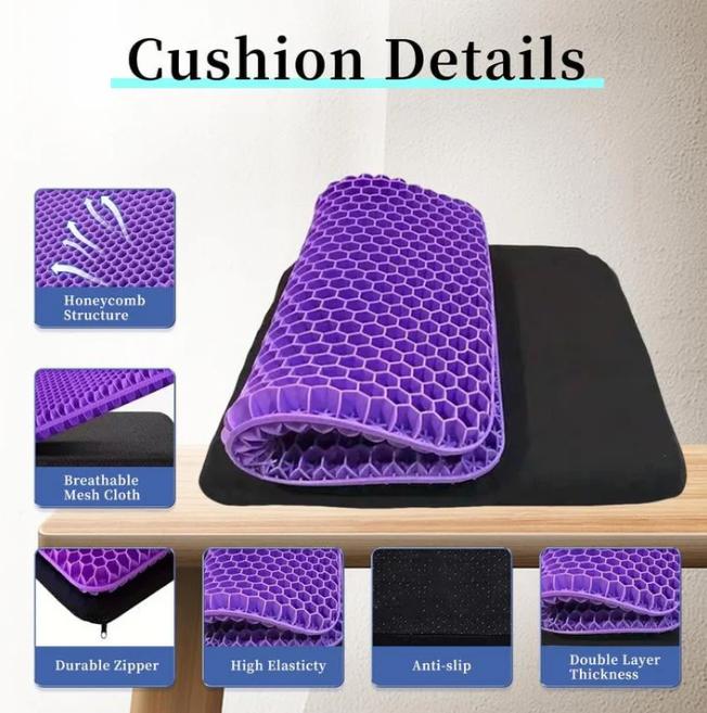 The GeliFlex Cushion - End Sitting Pain, Instantly - 50% OFF