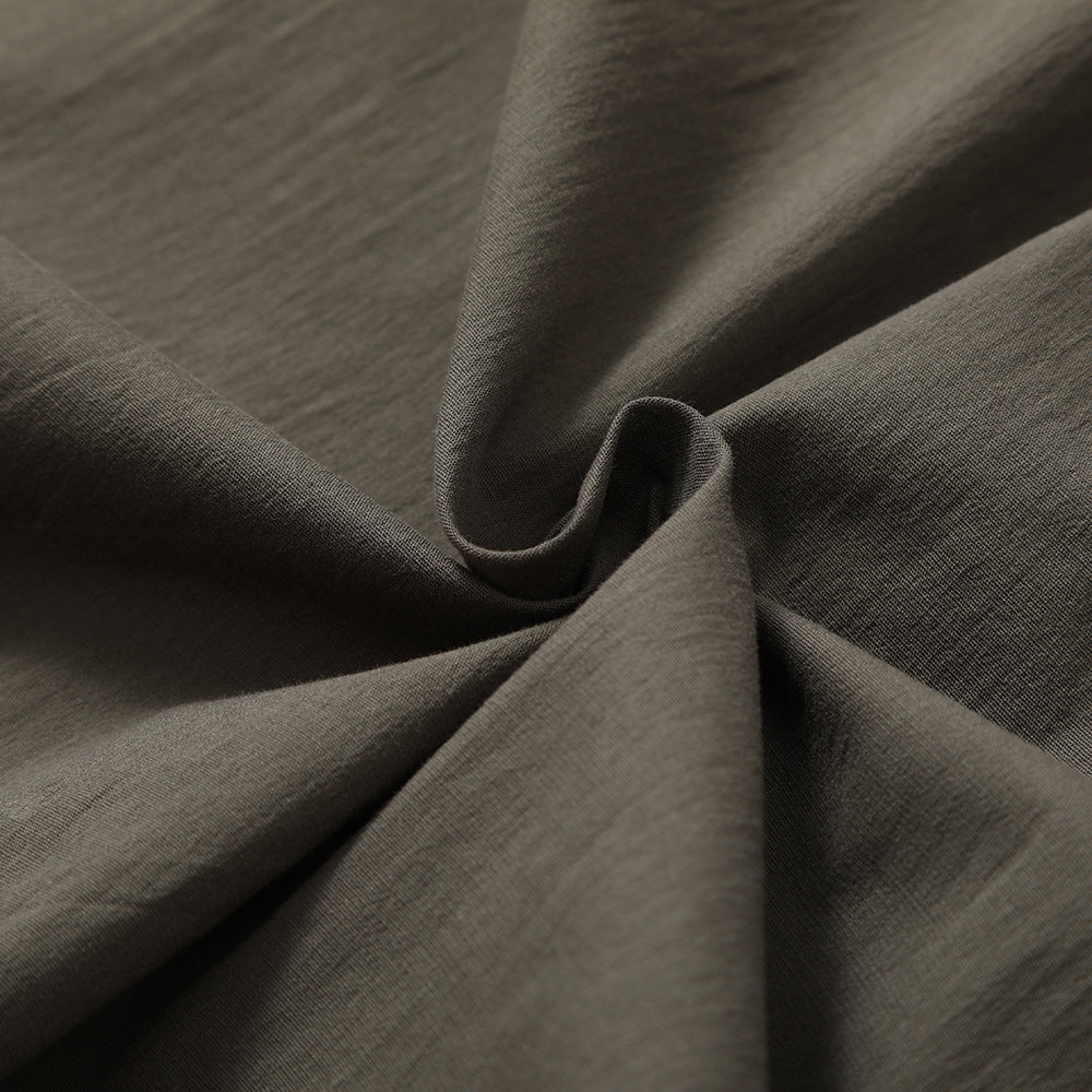 Women Causal Linen Contrast Long Cozy Fall Dresses-Cozy Dresses-Free Shipping at meselling99