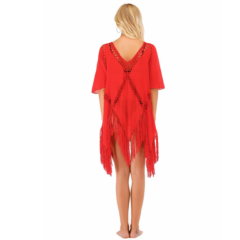 Summer Irregular Beach Bikinis Cover Ups