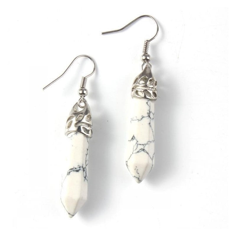 Hexagonal Stud Earrings Fashion