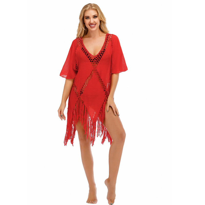 Summer Irregular Beach Bikinis Cover Ups