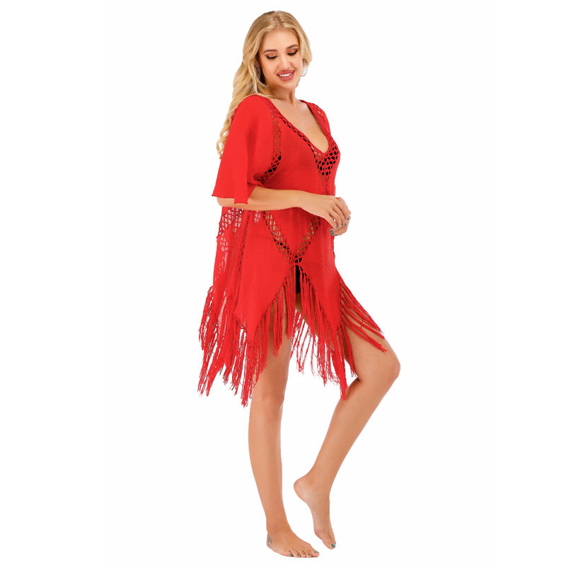 Summer Irregular Beach Bikinis Cover Ups