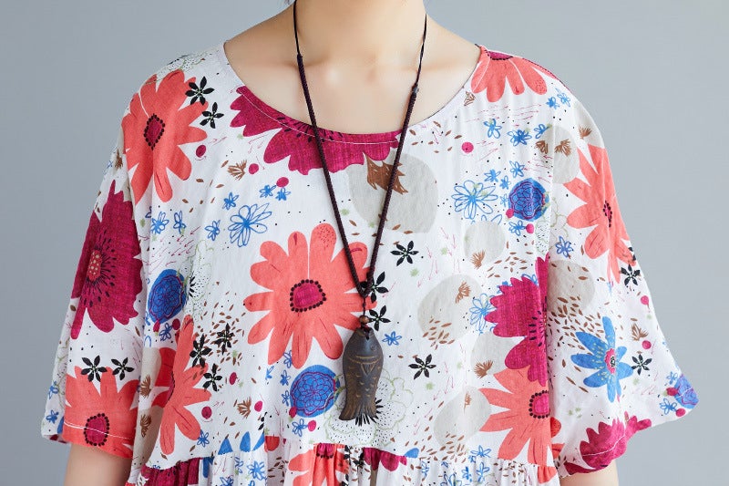 Women Plus Sizes High Waist Summer Dresses-Dresses-The same as picture-One Size-Free Shipping at meselling99