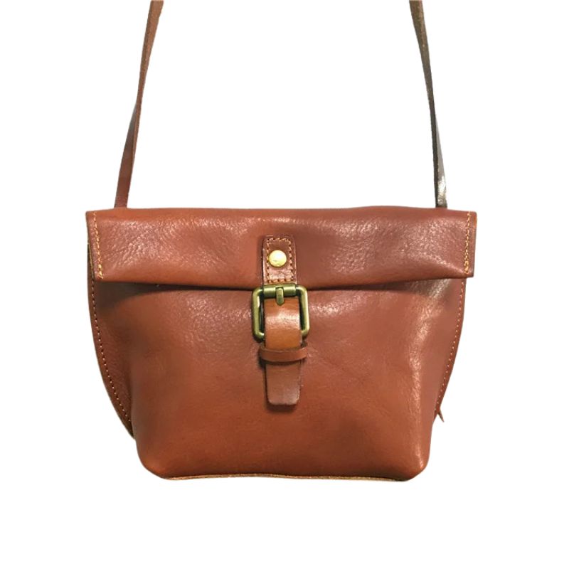 Genuine Leather Crossbody Bag Retro Small Messenger Purse