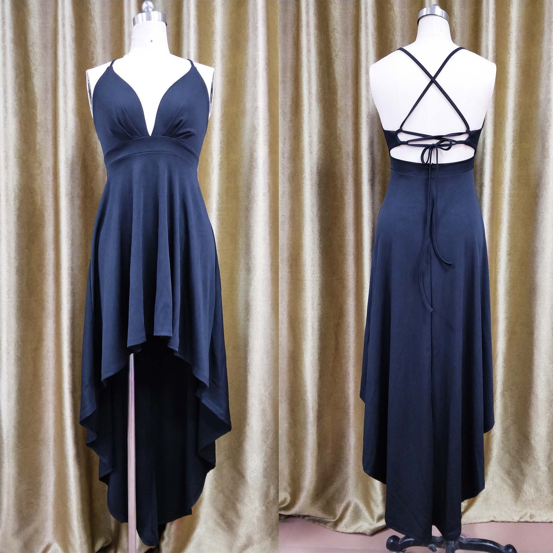 Sexy Backless Bandage Party Dresses for Women-Dresses-Free Shipping at meselling99