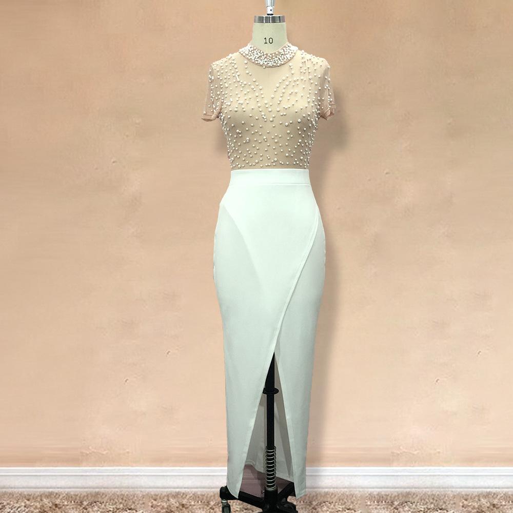 Sexy See Through Round Necke Evening Dresses-Sexy Dresses-Free Shipping at meselling99