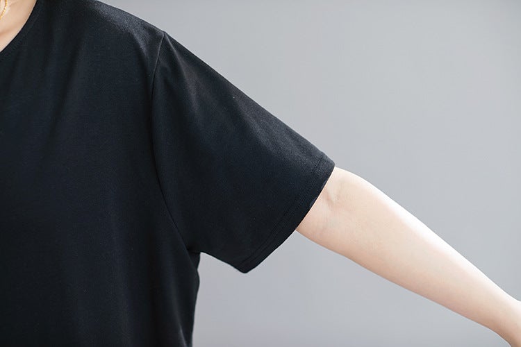 Ethnic Summer Linen Plus Sizes Midi Dresses-The same as picture-One Size-Free Shipping at meselling99