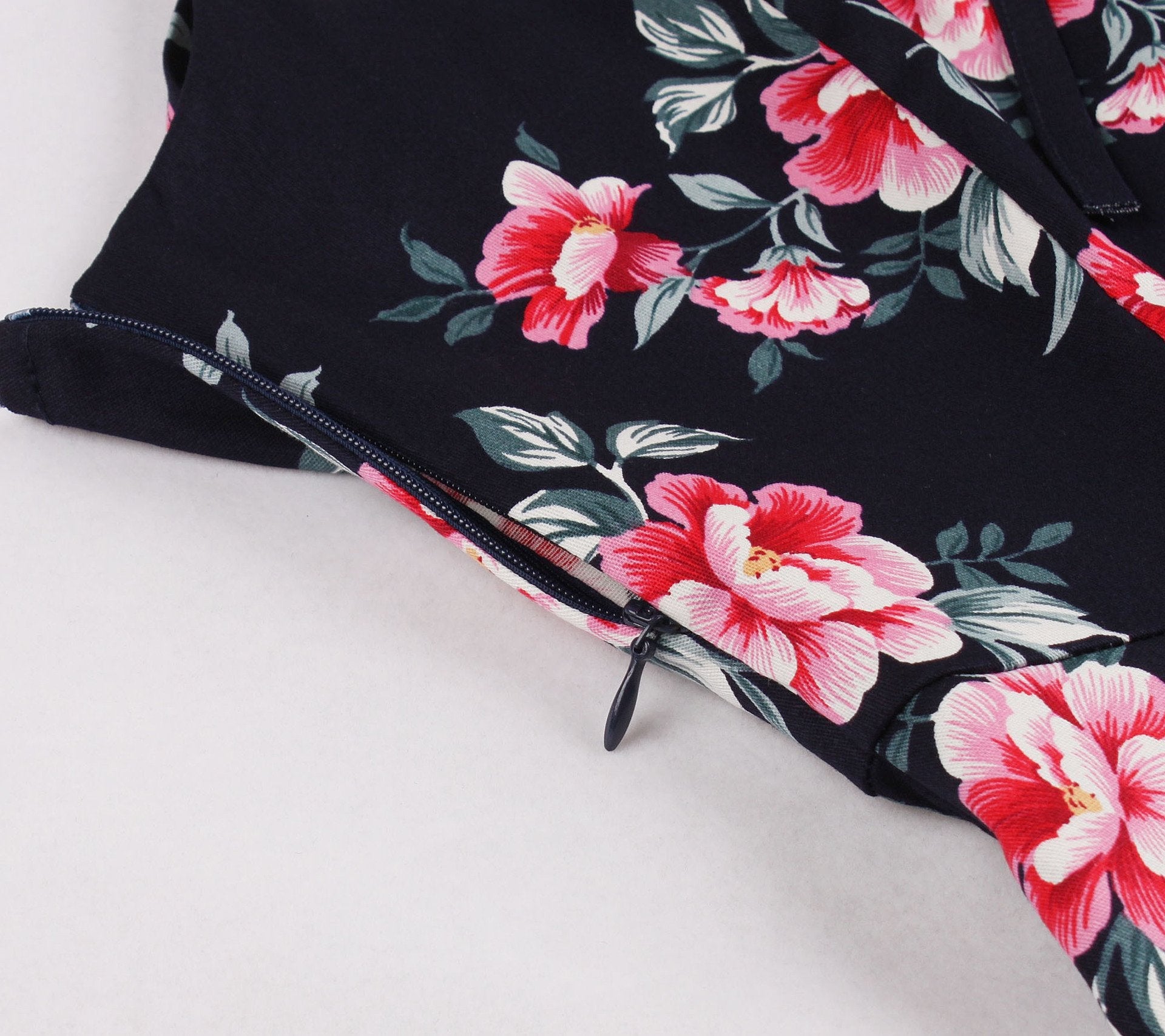 Women Summer Floral Print Retro Dresses-Vintage Dresses-Free Shipping at meselling99