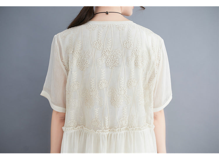 Summer Fairy Chiffon Women Plus Sizes Dresses-Dresses-Free Shipping at meselling99