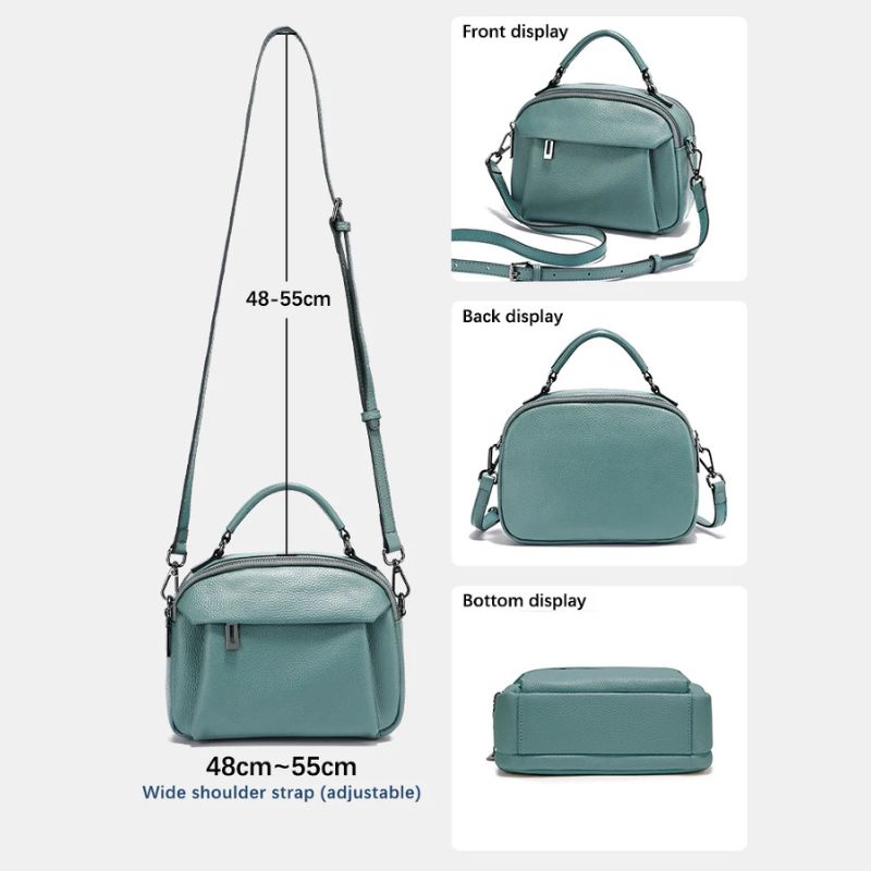 Stylish Genuine Leather Satchel Purse for Women