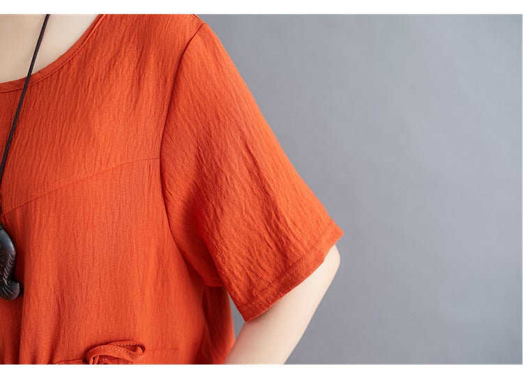 Vintage Irregular Linen Plus Sizes Long Maxi Dresses-Dresses-Free Shipping at meselling99