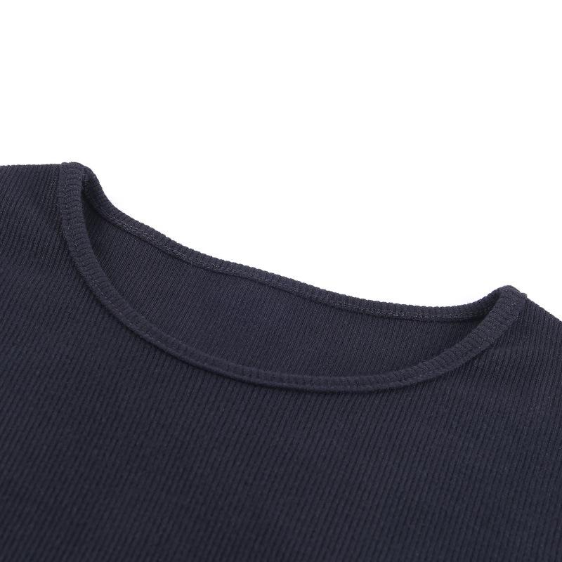 Sexy Round Neck High Split Women Short Dresses-Dresses-Free Shipping at meselling99