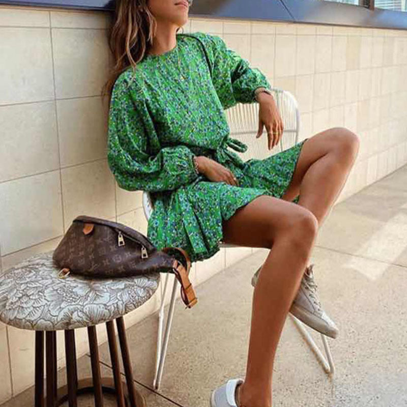 Elegant Long Sleeves Short Dresses