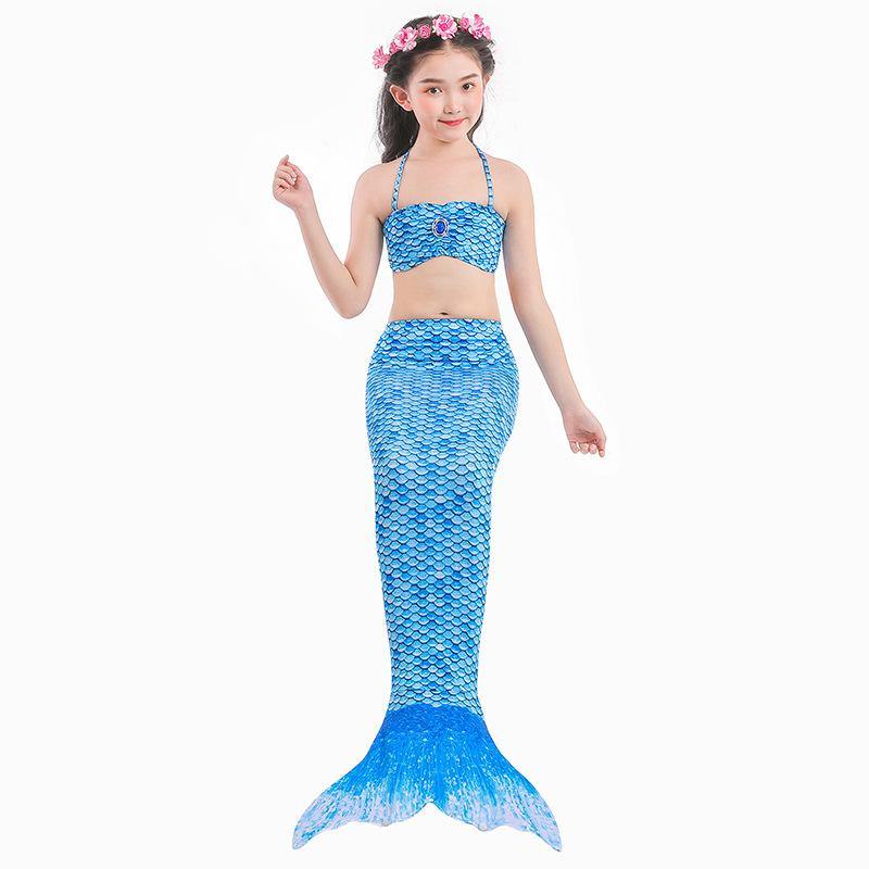 Girls Mermaid Dress and Bikini-STYLEGOING