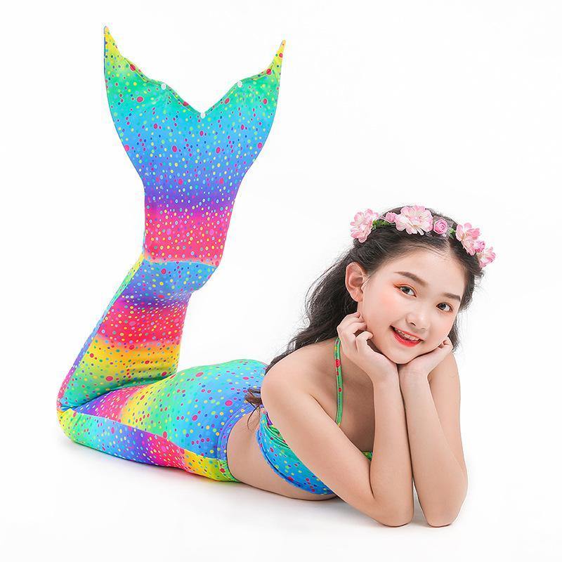 Girls Mermaid Dress and Bikini-STYLEGOING
